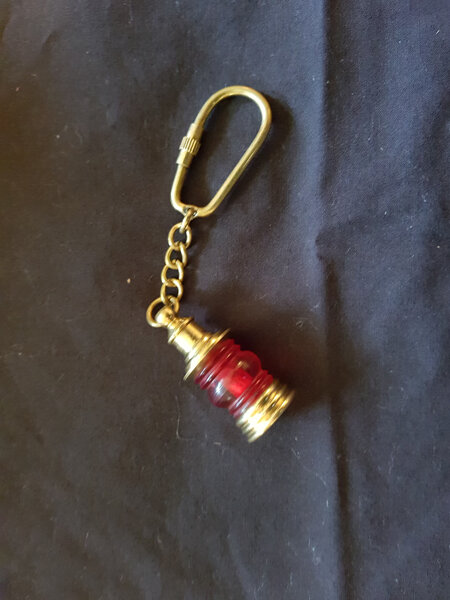 Key Ring 7 - Red Port Lantern