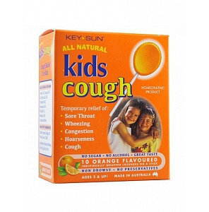 Keysun Kids Cough Lollipops 10 - Orange