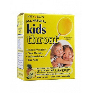 Keysun Kids Throat Lollipops 10 - Pine/Lime