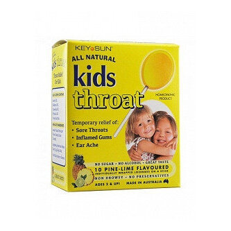 Keysun Kids Throat Lollipops 10 - Pine/Lime