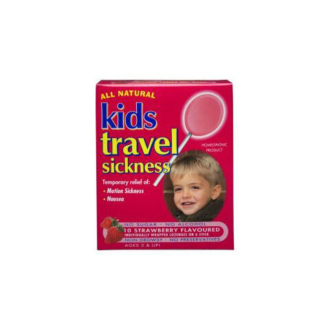 Keysun Kids Travel Sickness Lollipops 10 - Strawberry