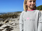 Kids Bee Scilly Organic Sweatshirt - Heather Grey