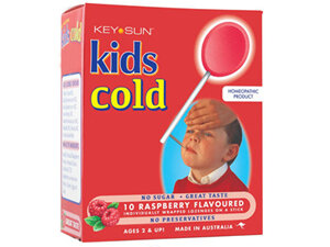KIDS COLD RASPBERRY LOZ 10