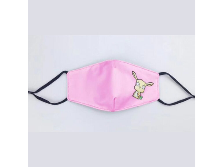 Kids Fabric Reusable Mask Pink