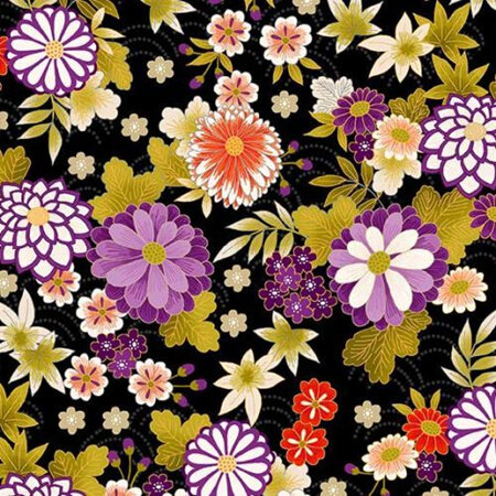 Kimono - Chrysanthemums -93140-101