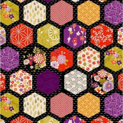 Kimono - Hexagon Patch