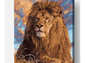 King Of The Jungle - Painting By Numbers - Canvas on Wooden Frame