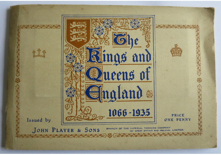 Kings Queens cigarette cards