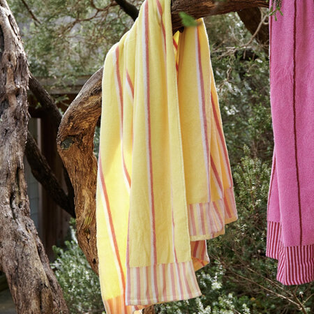 KIP & CO BATH SHEET/BEACH TOWEL - PINA COLADA STRIPE