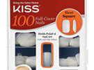 Kiss 100 Full-Cover Nail Kit Short Square Short Length 100PS14 20019