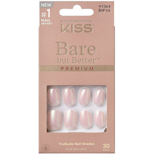 KISS Bare But Better 30 Premium Trunude Nails Mocha