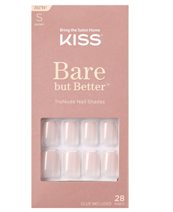 KISS Bare But Better Nails Short Pink 28