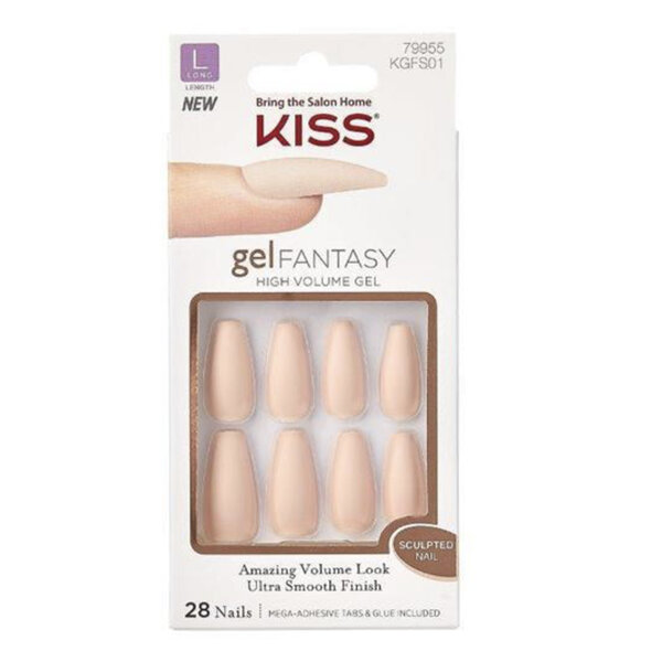 Kiss Gel Fantasy Long Sculpted Nails 4 the Cause