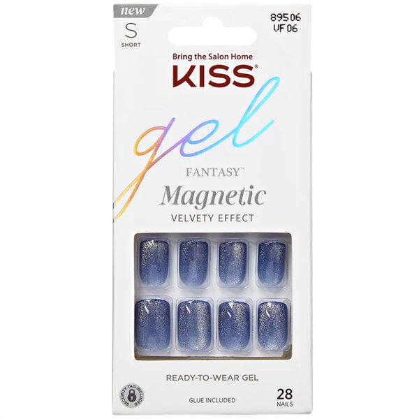 KISS Gel Fantasy Magnetic Velvety Effect Ready to Wear Gel Nails See You Soon 28