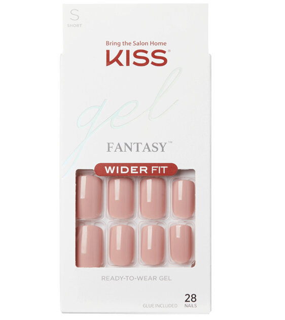 KISS Gel Fantasy Nails Wider Fit Short Me Myself & I 28