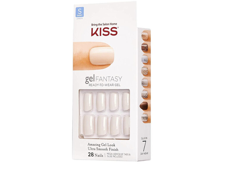 Kiss gel Fantasy ready to wear gel nails manicure Bookworm