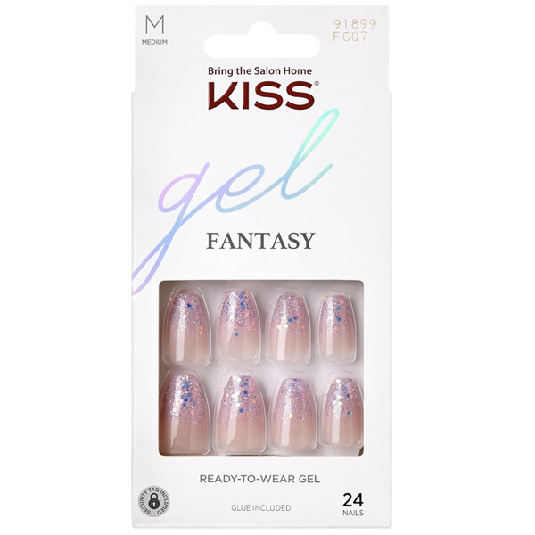 KISS Glam Fantasy Ready-To-Wear Gel Nails Winter Sparks 24