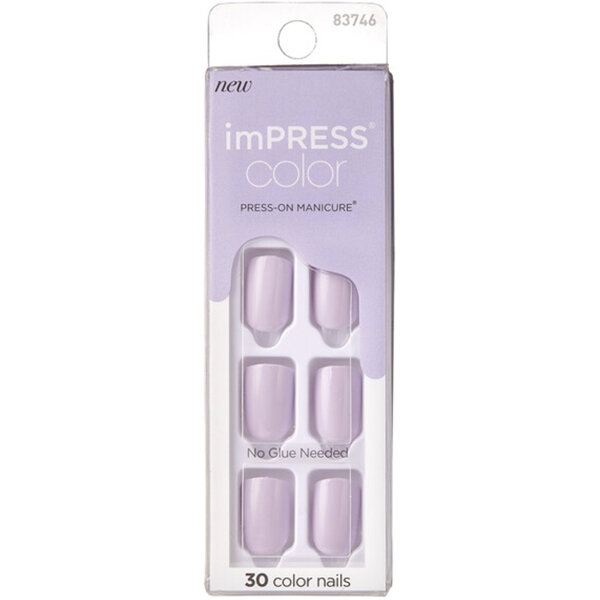 KISS ImPress Color Press-On Nails Picture Purplect 30