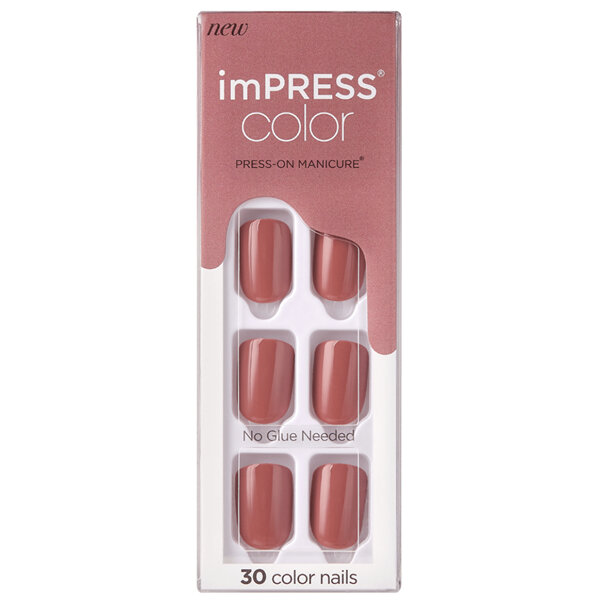 KISS ImPress Color Press-on Nails Platonic Pink 30