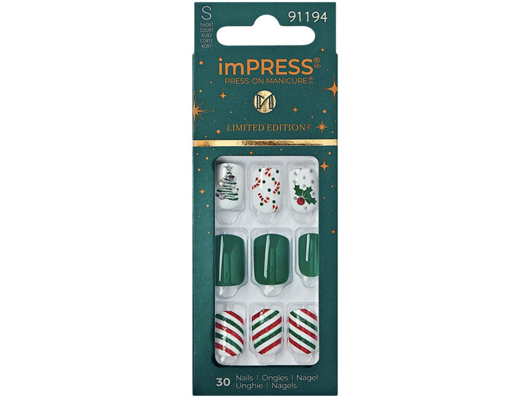 KISS ImPress Press-On Manicure Christmas Nails Secret Santa Limited Edition