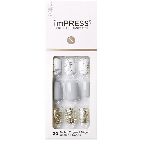KISS ImPress Press-On Manicure Nails Knock Out 30s