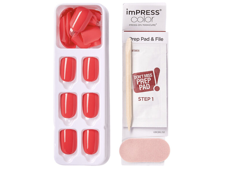 KISS ImPress Stick on Manicure Nails Corrally Crazy 30 Colour