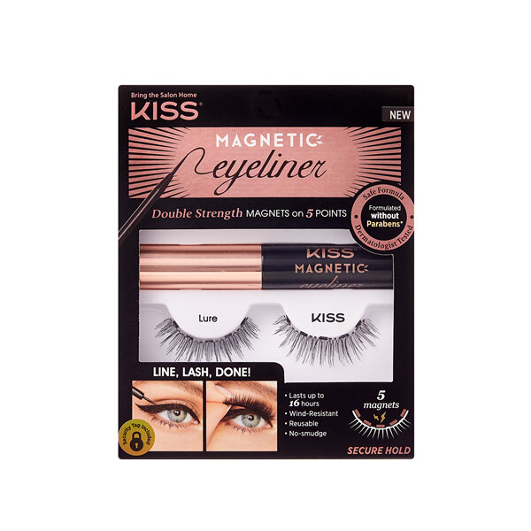Kiss Magnetic Eyeliner & Lash Kit : Lure