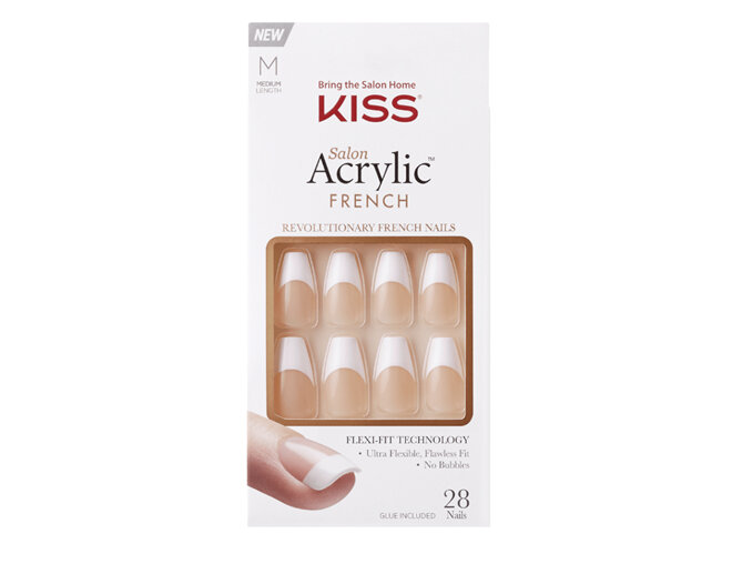 KISS Salon Acrylic French Nails Je T'aime