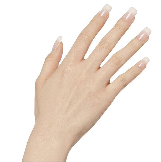 KISS Salon Acrylic French Nude 28 Nails Cashmere KAN03