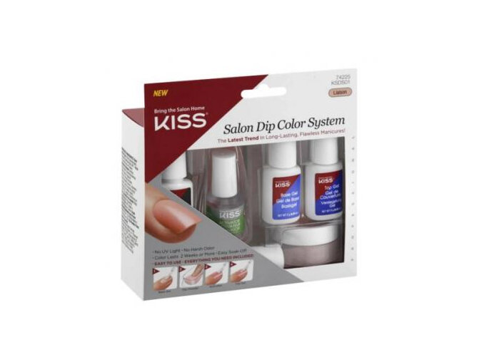 KISS Salon Dip Colour Kit Liason nails manicure