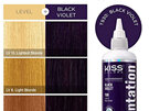 KISS Tintation Black Violet 148ml hair colour dye haircolour
