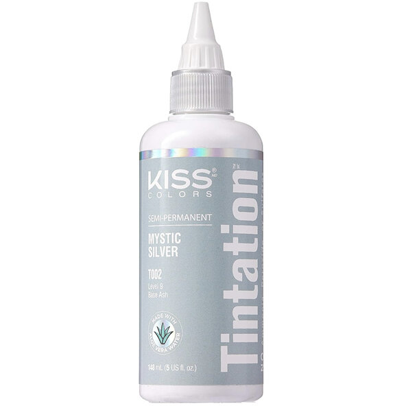 KISS Tintation Semi-Permanent Haircolour Mystic Silver 148ml