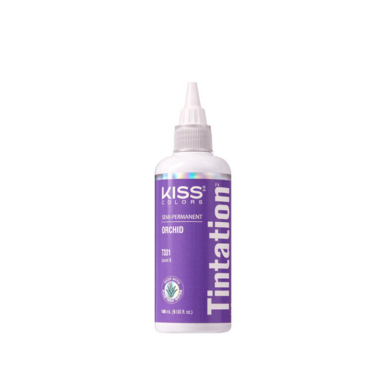 KISS Tintation Semi-Permanent Haircolour Orchid 148ml dye hair colour purple