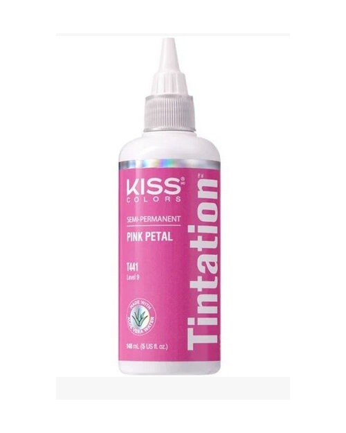KISS Tintation Semi-Permanent Haircolour Pink Petal 148ml dye colour hair