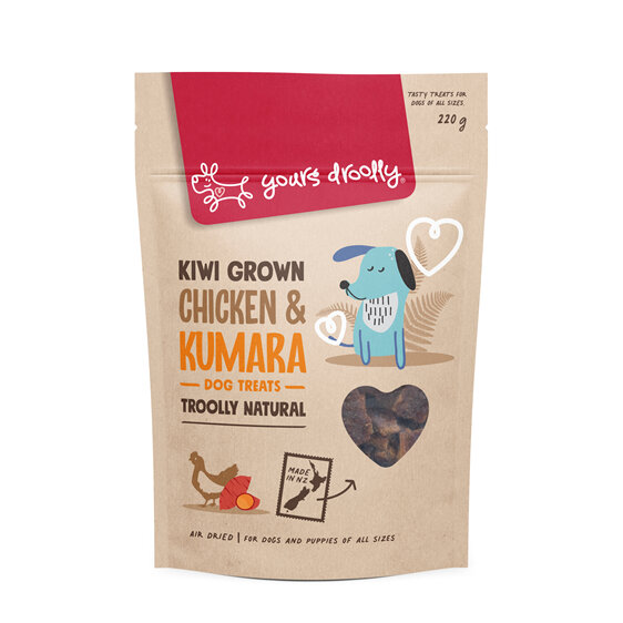 Kiwi Grown Chicken/Kumara Treats 220g