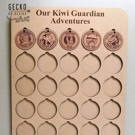 Kiwi Guardian Adventures board