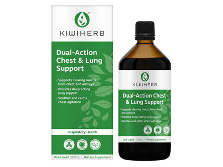 KIWI HERB Dual Act Chest&Lung 200ml