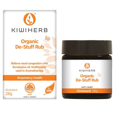 KIWI HERB Organic De-Stuff Rub 28g