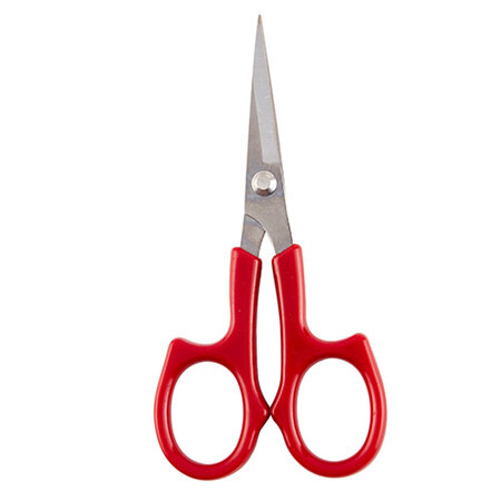 Klasse Embroidery Scissors 5 1/8" Red