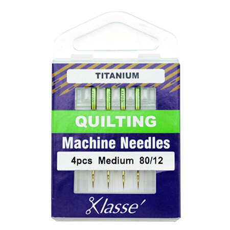 Klasse Machine Needle Quilting Titanium Size 80/12