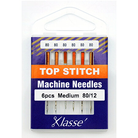 Klasse Machine Needle Topstitch Size 80/12