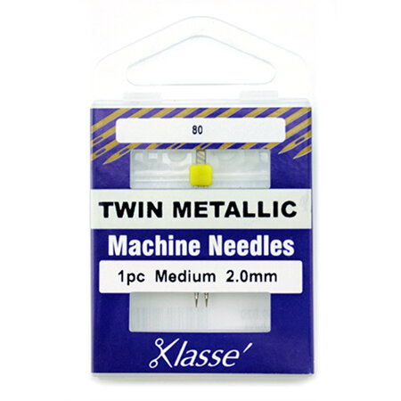 Klasse Machine Needle Twin-Metallic Size 80/2.0mm