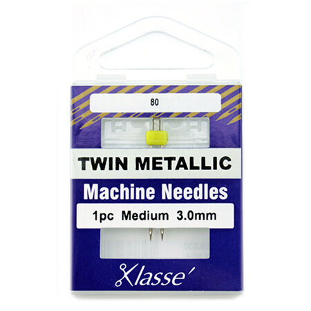 Klasse Machine Needle Twin-Metallic Size 80/3.0mm