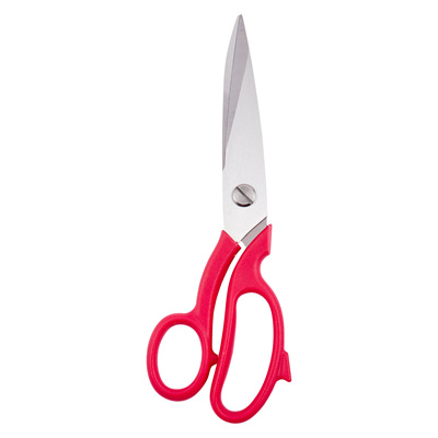 Klasse Pro 8" Sewing Scissors Left Handed - Red Handles