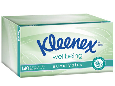 Kleenex Tissues Eucalyptus - 140 Pack