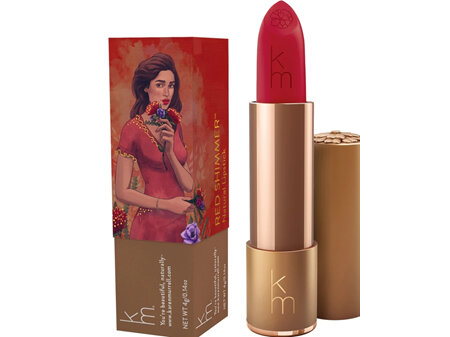 KM Lipstick 04 Red Shimmer