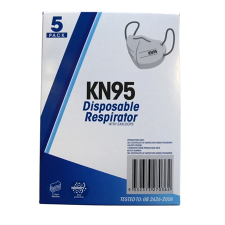 KN95 DISPOSABLE FACE MASK 