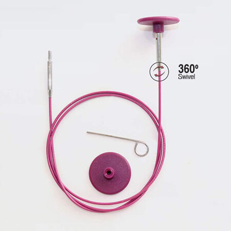 Knitpro Interchangeable Cables 360 deg Swivel