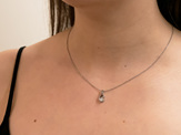 Koru maori nz diamond solitaire pendant in platinum The Narrative Collection