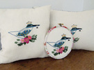 Kotare / kingfisher embroidery kit
